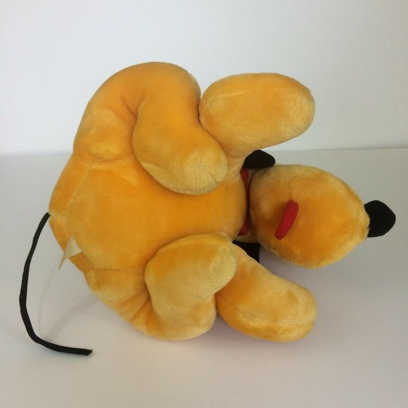 Walt Disney Company Pluto Dog Plush 16" Sitting Large Stuffed Animal Tongue Out - Picture 10 of 12